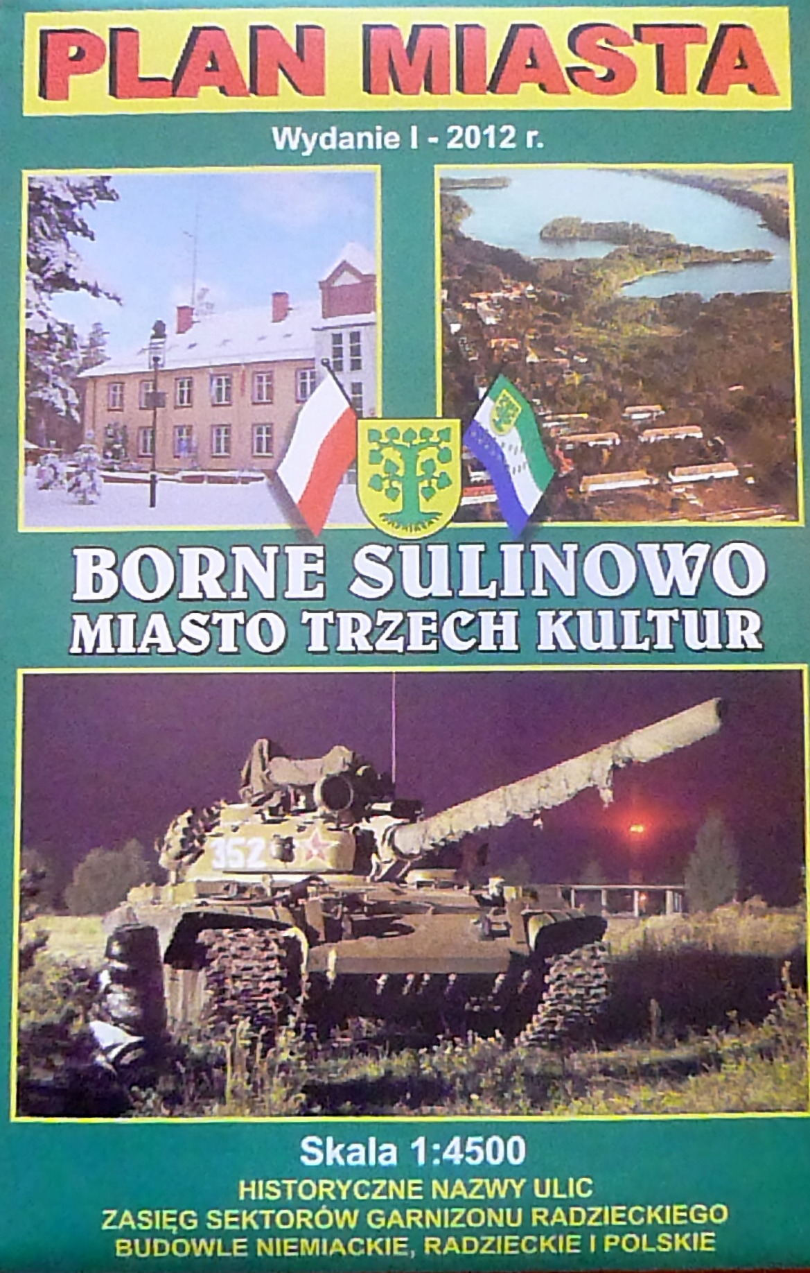 Borne Sulinowo - plan miasta.
